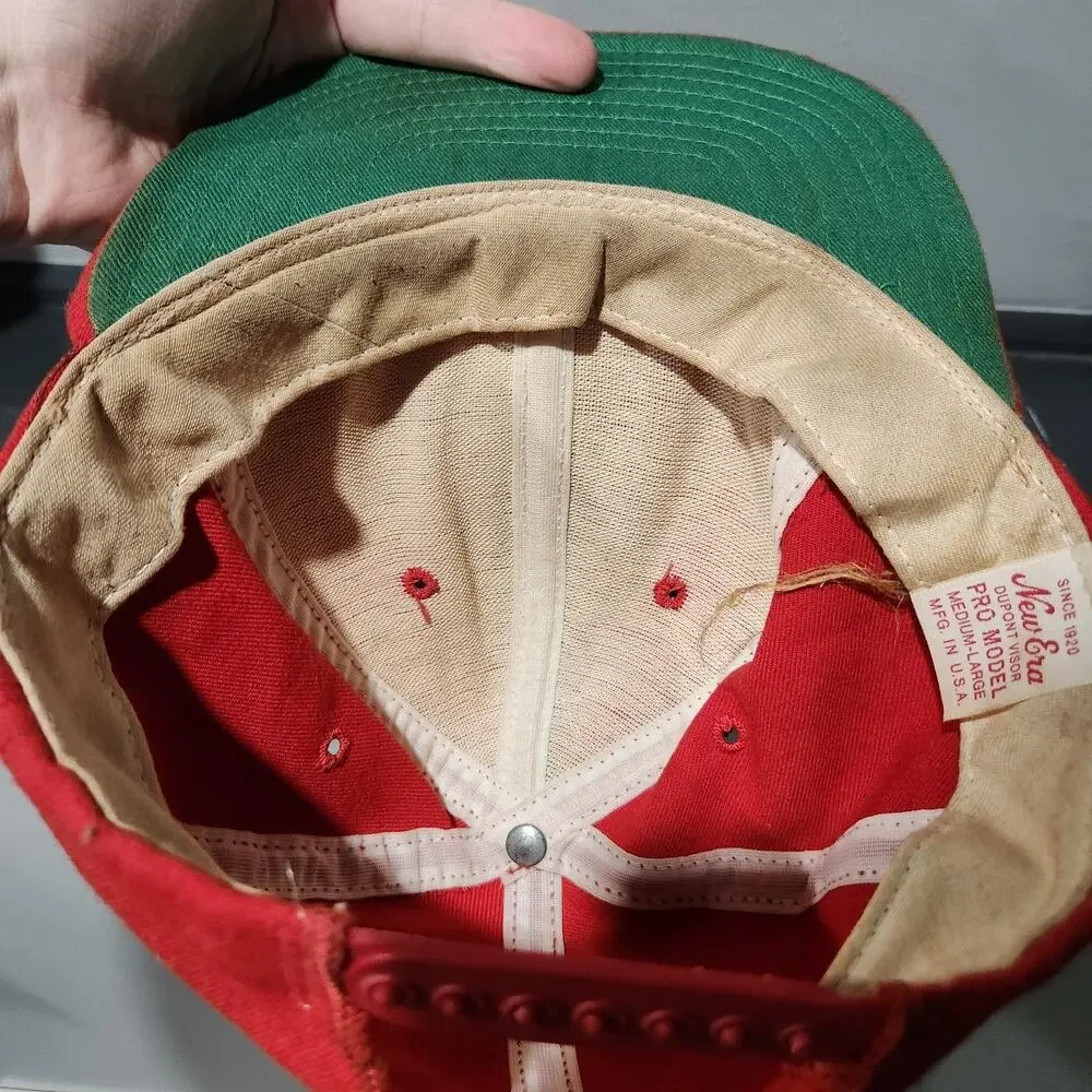 VTG 80s‎ USMC United States Marine Corps New Era Snapback Med Large Hat Cap USA